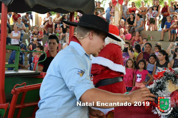 Foto - Chegada do Papai Noel - Natal Encantado 2019