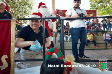 Foto - Chegada do Papai Noel - Natal Encantado 2019