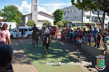 Foto - Chegada do Papai Noel - Natal Encantado 2019