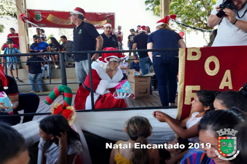 Foto - Chegada do Papai Noel - Natal Encantado 2019