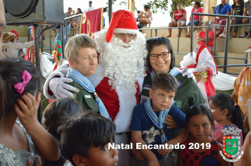 Foto - Chegada do Papai Noel - Natal Encantado 2019