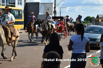 Foto - Chegada do Papai Noel - Natal Encantado 2019