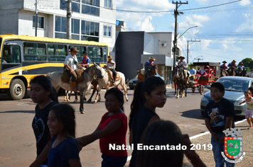 Foto - Chegada do Papai Noel - Natal Encantado 2019