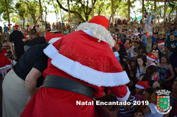 Foto - Chegada do Papai Noel - Natal Encantado 2019