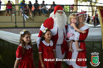 Foto - Chegada do Papai Noel - Natal Encantado 2019