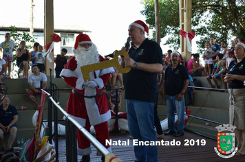 Foto - Chegada do Papai Noel - Natal Encantado 2019