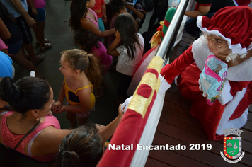 Foto - Chegada do Papai Noel - Natal Encantado 2019