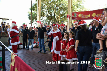 Foto - Chegada do Papai Noel - Natal Encantado 2019