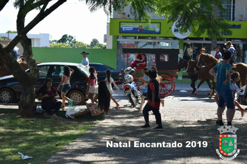 Foto - Chegada do Papai Noel - Natal Encantado 2019