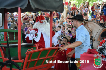 Foto - Chegada do Papai Noel - Natal Encantado 2019