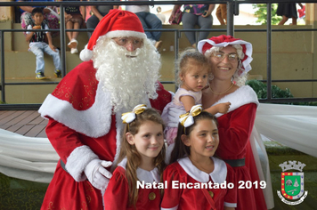 Foto - Chegada do Papai Noel - Natal Encantado 2019