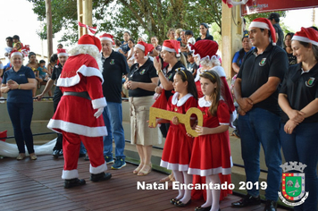 Foto - Chegada do Papai Noel - Natal Encantado 2019