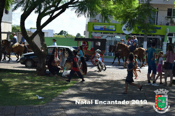 Foto - Chegada do Papai Noel - Natal Encantado 2019