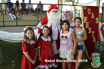 Foto - Chegada do Papai Noel - Natal Encantado 2019