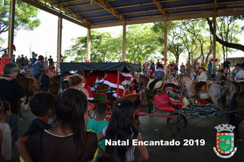 Foto - Chegada do Papai Noel - Natal Encantado 2019