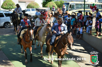 Foto - Chegada do Papai Noel - Natal Encantado 2019