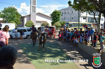 Foto - Chegada do Papai Noel - Natal Encantado 2019