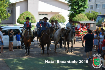 Foto - Chegada do Papai Noel - Natal Encantado 2019