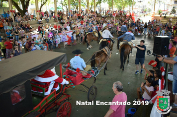 Foto - Chegada do Papai Noel - Natal Encantado 2019