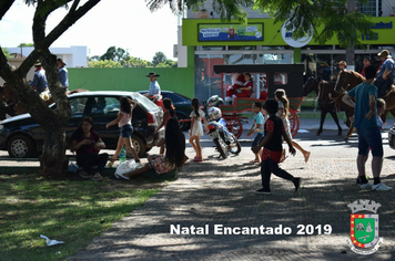 Foto - Chegada do Papai Noel - Natal Encantado 2019