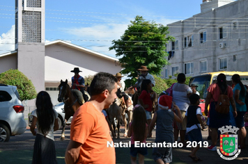 Foto - Chegada do Papai Noel - Natal Encantado 2019