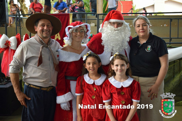 Foto - Chegada do Papai Noel - Natal Encantado 2019