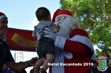 Foto - Chegada do Papai Noel - Natal Encantado 2019