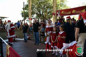 Foto - Chegada do Papai Noel - Natal Encantado 2019