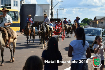 Foto - Chegada do Papai Noel - Natal Encantado 2019