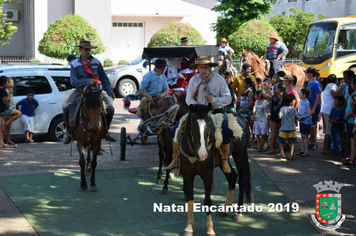 Foto - Chegada do Papai Noel - Natal Encantado 2019