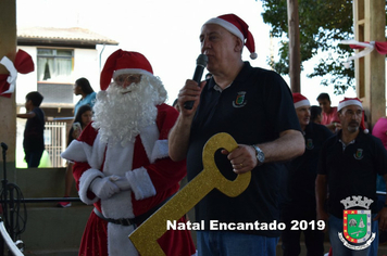 Foto - Chegada do Papai Noel - Natal Encantado 2019