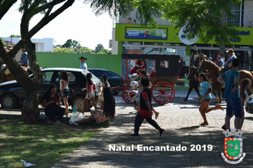 Foto - Chegada do Papai Noel - Natal Encantado 2019