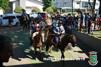 Foto - Chegada do Papai Noel - Natal Encantado 2019