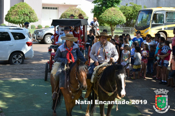 Foto - Chegada do Papai Noel - Natal Encantado 2019