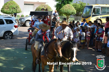 Foto - Chegada do Papai Noel - Natal Encantado 2019