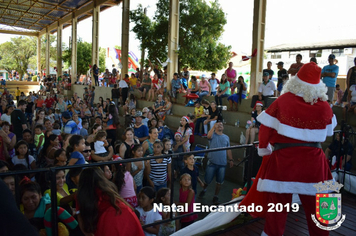 Foto - Chegada do Papai Noel - Natal Encantado 2019