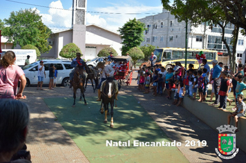 Foto - Chegada do Papai Noel - Natal Encantado 2019