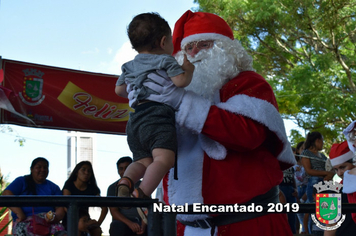 Foto - Chegada do Papai Noel - Natal Encantado 2019