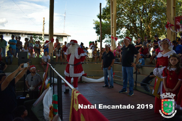 Foto - Chegada do Papai Noel - Natal Encantado 2019