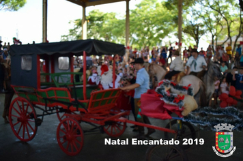 Foto - Chegada do Papai Noel - Natal Encantado 2019