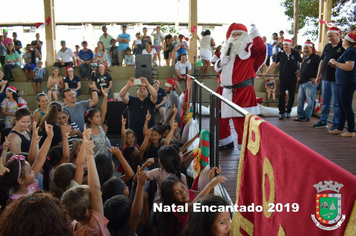 Foto - Chegada do Papai Noel - Natal Encantado 2019