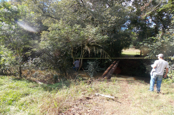 Foto - Danos em estradas, pontes e bueiros