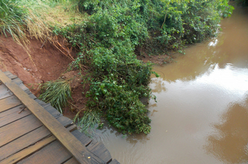 Foto - Danos em estradas, pontes e bueiros