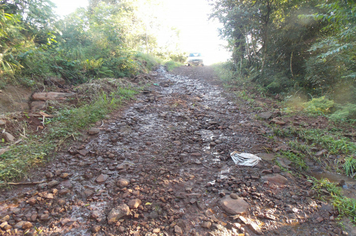 Foto - Danos em estradas, pontes e bueiros