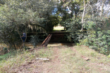 Foto - Danos em estradas, pontes e bueiros