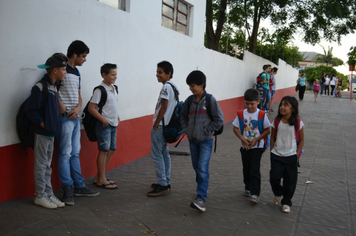Foto - Início do Ano Letivo 2015 - Escola Municipal Ayrton Senna