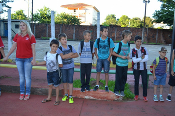 Foto - Início do Ano Letivo 2015 - Escola Municipal Ayrton Senna