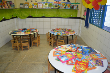 Foto - Reinauguração da Biblioteca da Escola Municipal Descobrindo o Saber - 17/04/2015