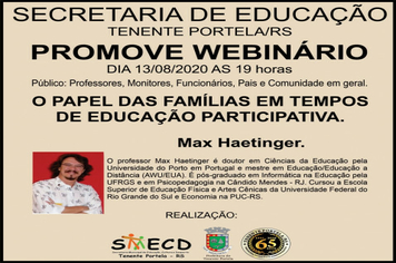 Convite a toda Comunidade Portelense (Live dia 13/08) 