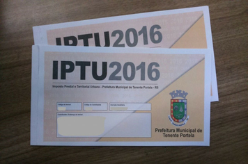 IPTU de Tenente Portela da 15% de desconto em pagamento à vista